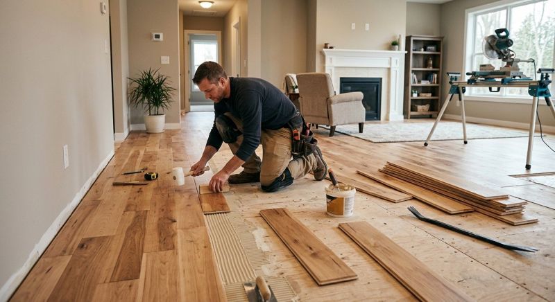 Engineered Wood Installation in Gorham, ME