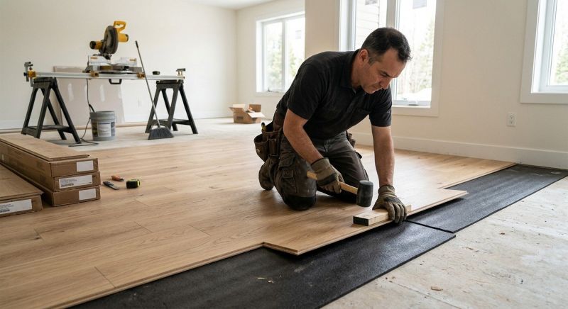 Engineered Wood Installation in Gorham, ME