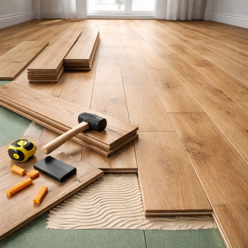 Engineered Wood Installation in Gorham, ME