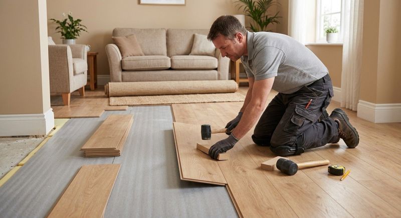 Laminate Floor Installation in East Waterboro, ME
