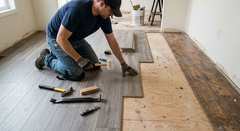 Laminate Floor Installation in Falmouth, ME