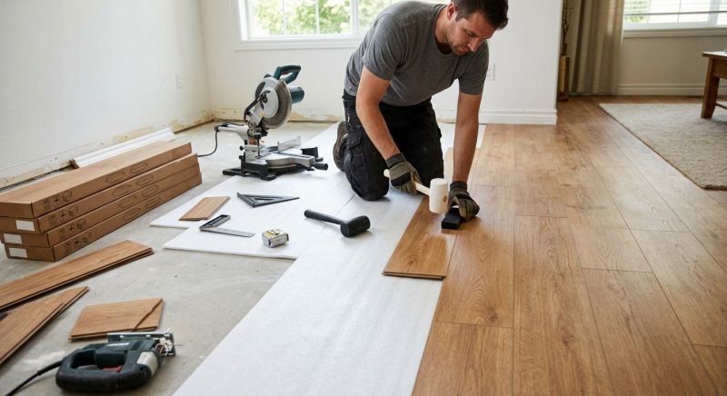 Laminate Floor Installation in Naples, ME