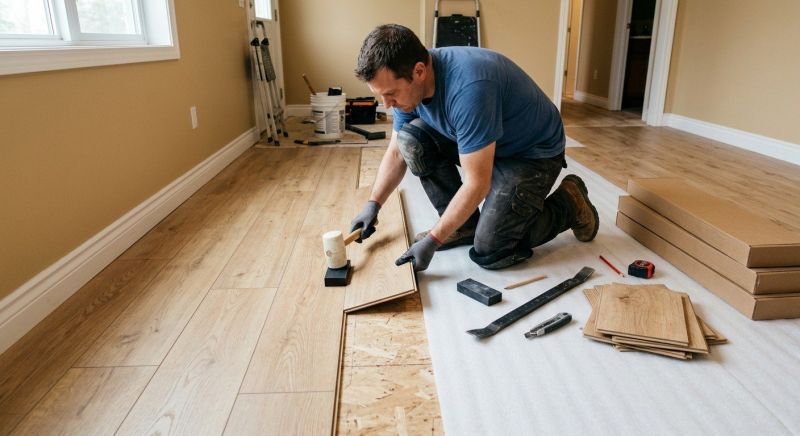 Laminate Floor Installation in Portland, ME