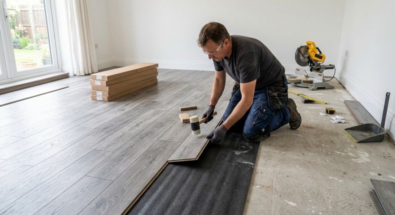 Laminate Floor Installation in South Portland, ME