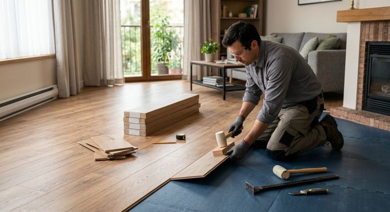 Laminate Floor Replacement in Freeport, ME