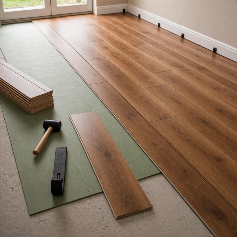 Laminate Floor Replacement in Gray, ME