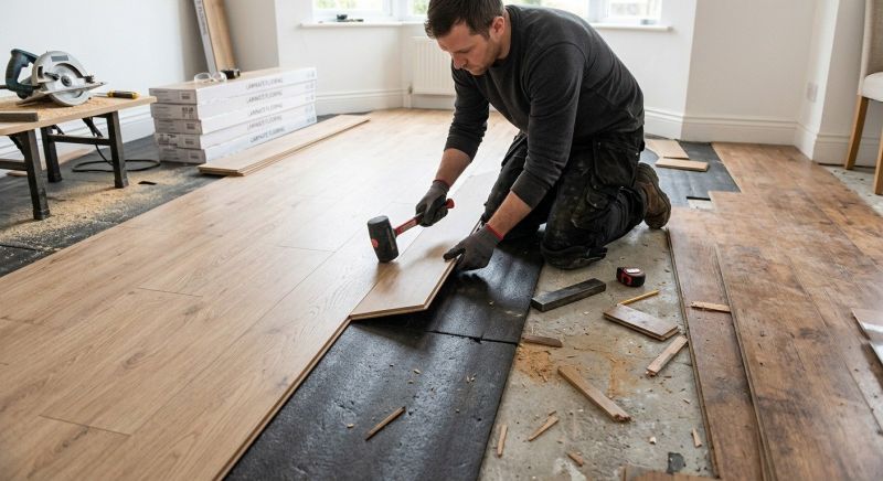 Laminate Floor Replacement in Scarborough, ME