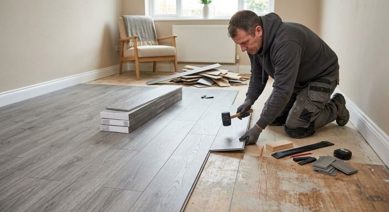 Laminate Floor Replacement in South Portland, ME
