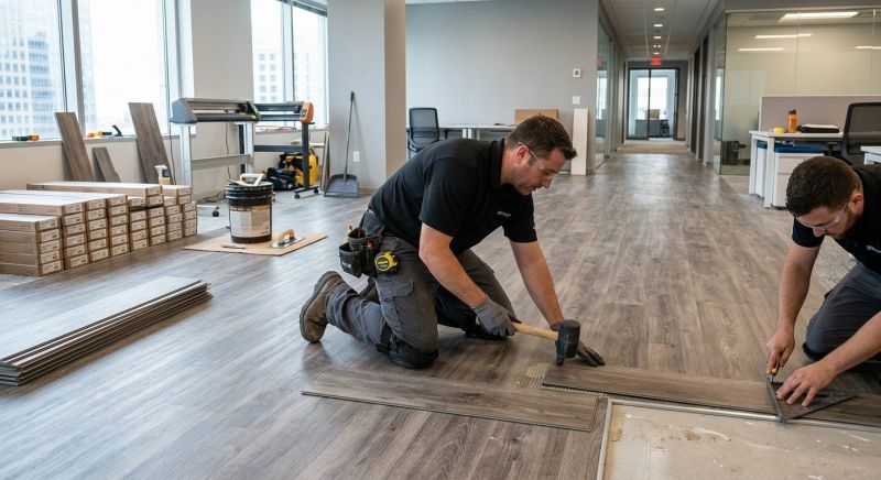 Linoleum Floor Installation in Acton, ME