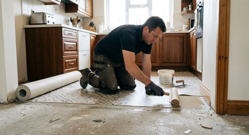 Linoleum Floor Installation in New Gloucester, ME