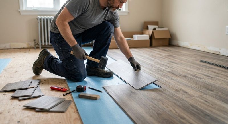 Linoleum Floor Installation in North Waterboro, ME