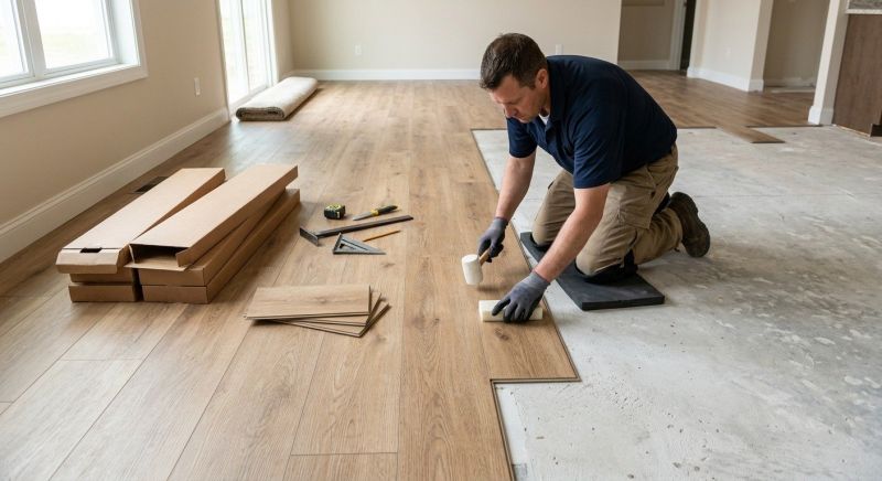 Luxury Vinyl Tile Installation in Long Island, ME