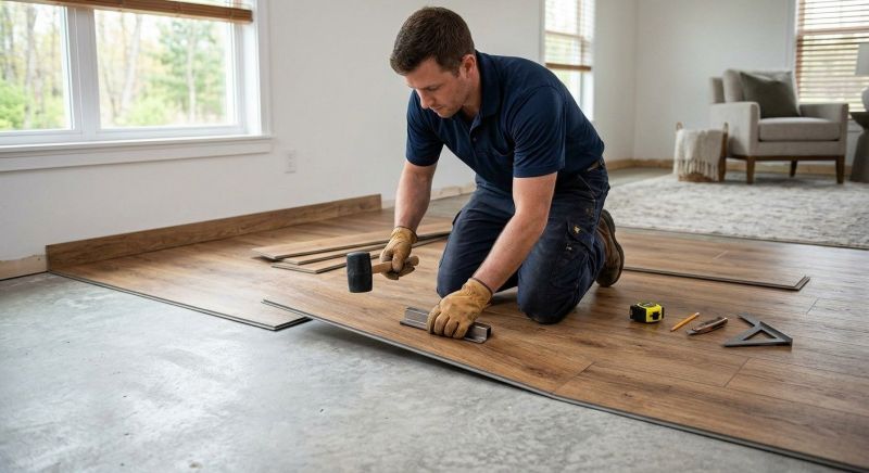 Luxury Vinyl Tile Installation in Yarmouth, ME