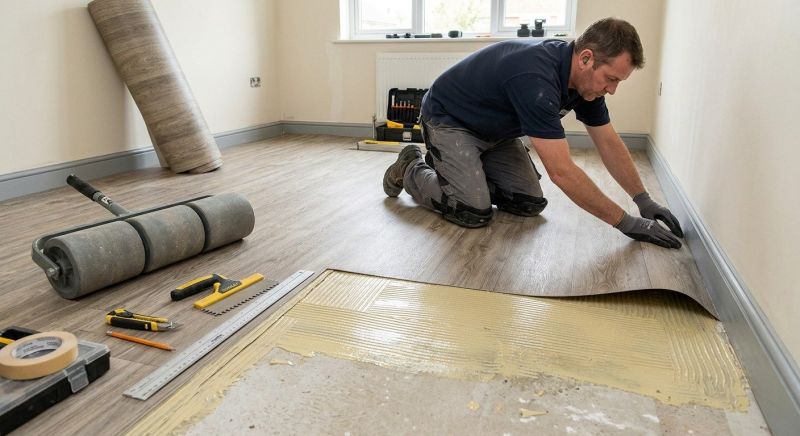 Sheet Flooring Installation in South Portland, ME