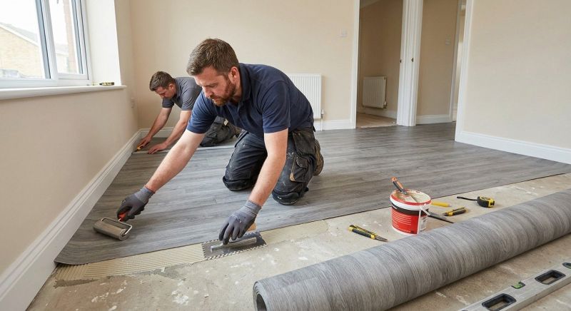 Sheet Linoleum Installation in Cumberland County, ME