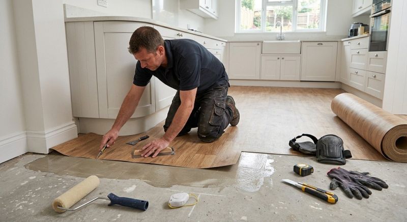 Sheet Linoleum Installation in Limington, ME
