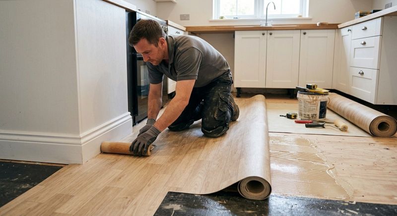 Sheet Linoleum Installation in Parsonsfield, ME