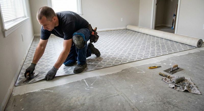 Sheet Vinyl Installation in South Portland, ME