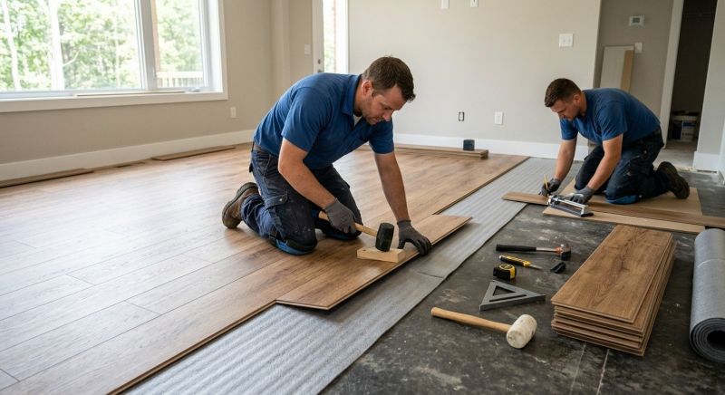Vinyl Flooring Installation in Cornish, ME