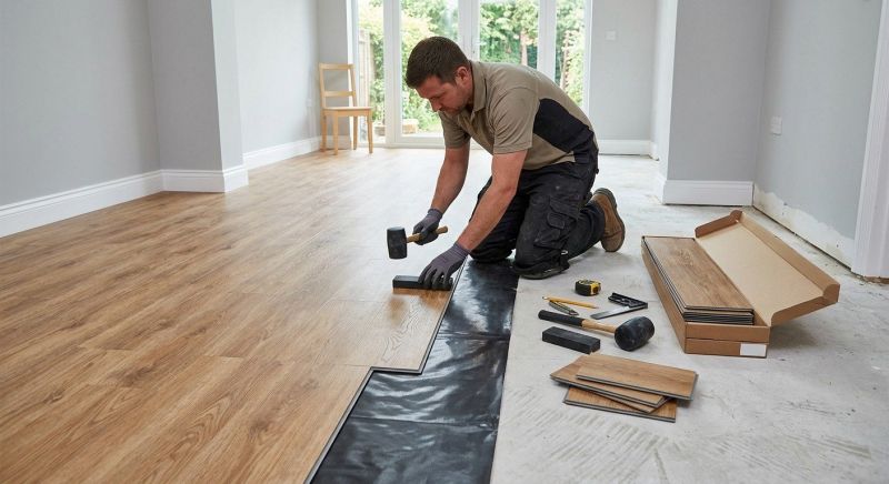Vinyl Flooring Installation in Gray, ME