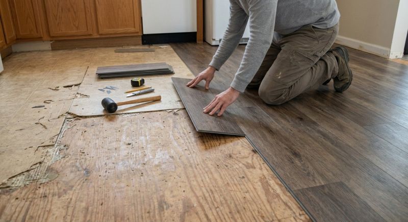 Vinyl Flooring Installation in Limerick, ME