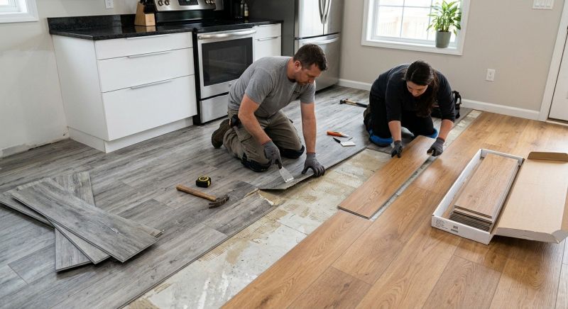 Vinyl Tile Replacement in Gorham, ME
