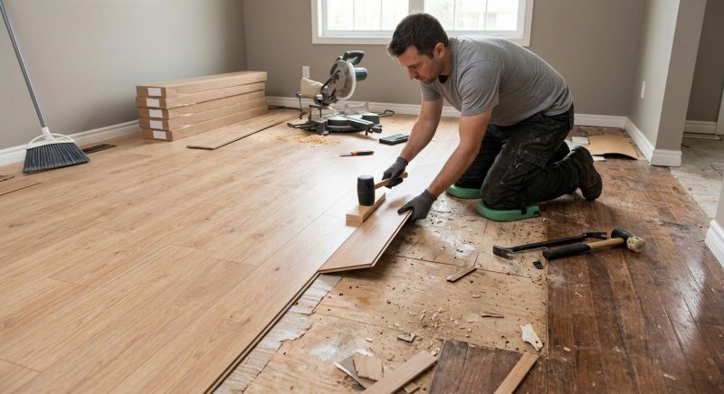 Wood Laminate Installation in Gorham, ME